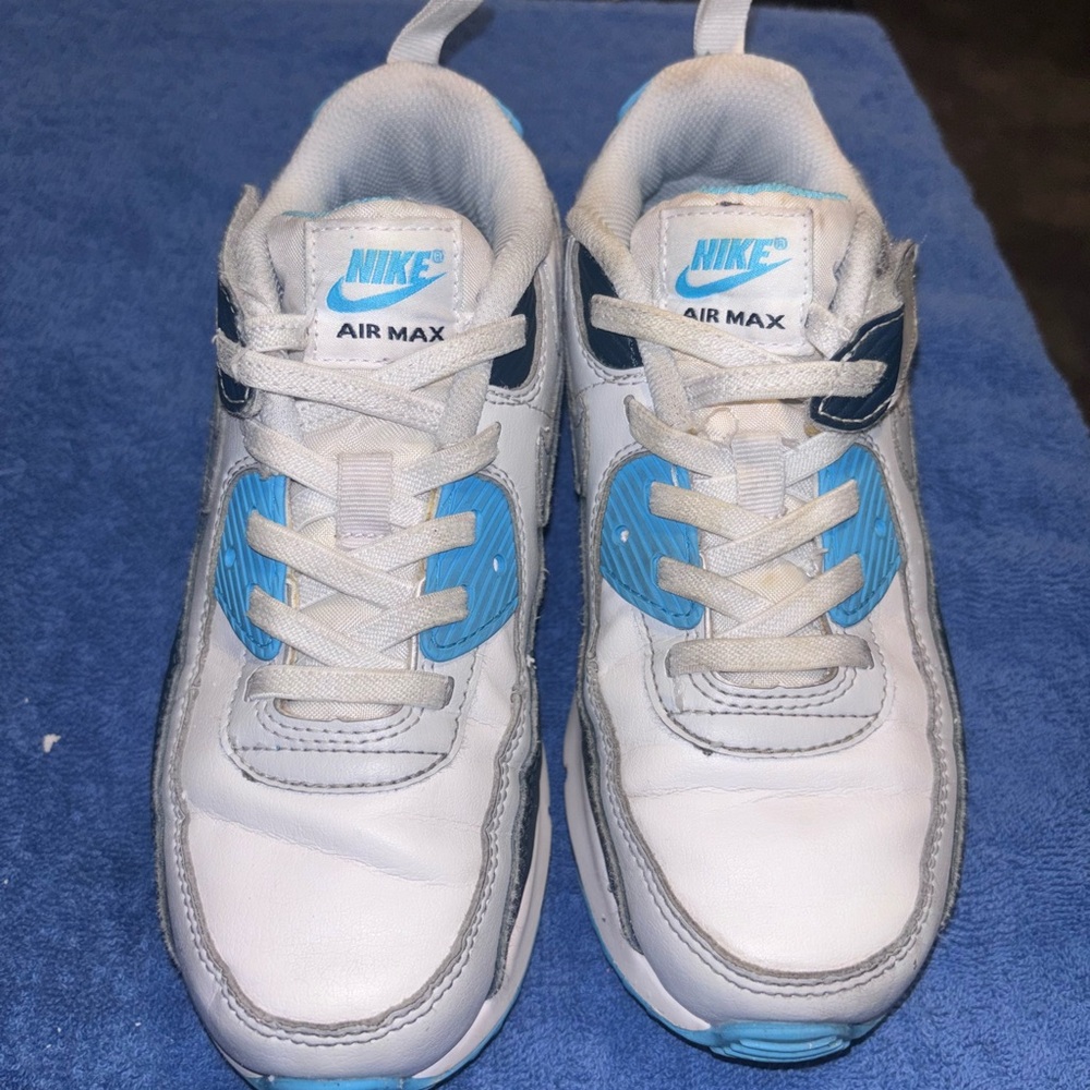 Nike Air Max Kids Sneakers - White and Light Blue